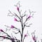 4ft. Pre-Lit Artificial Halloween Spider Twig Tree with 48 Purple LED Lights